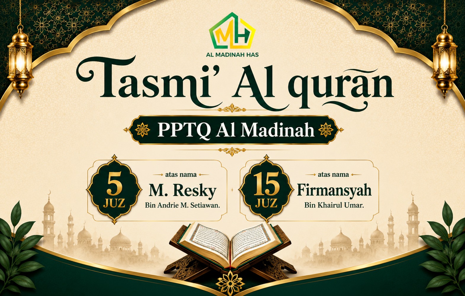 Kegiatan Tasmi’ Al-Qur’an Santri Al Madinah Berlangsung Khidmat dan Penuh Haru